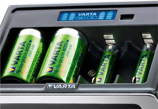 Produktbild Varta LCD Universal Charger (1 Stk., AAA, D, AA, C, Ladegerät ohne Akku)