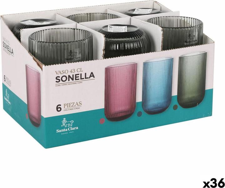 Santa Clara Wasserglas Sonella 430 ml (36 Stück) (0.43 l, 36 x)
