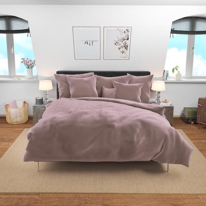 Image du produit Lotus Bettwaren Satin seersucker (Housse de couette, 200 x 210 cm)