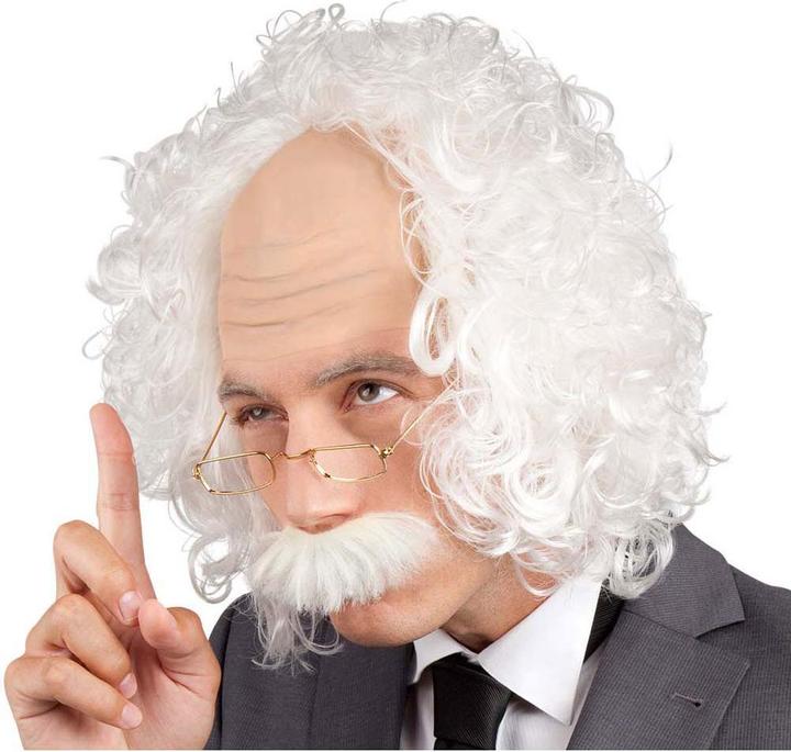 Produktbild Boland Perücke Einstein: Mit Brille Und Schnurrbart