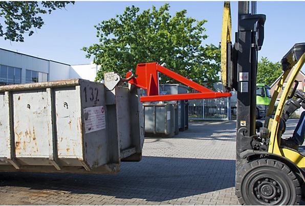 Produktbild Bauer Südlohn Bauer Rangierhilfe RH AC feuerrot 700 x 725 x 1800 mm