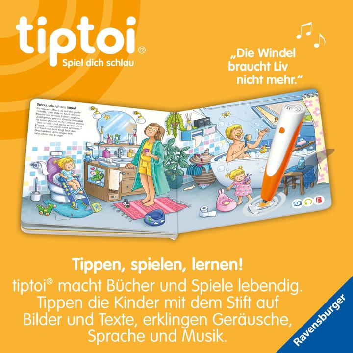 Immagine prodotto tiptoi Abenteuer Grosswerden: Liv geht aufs Töpfchen (Tedesco, Becker souffie, Sandra Grimm, 2025)