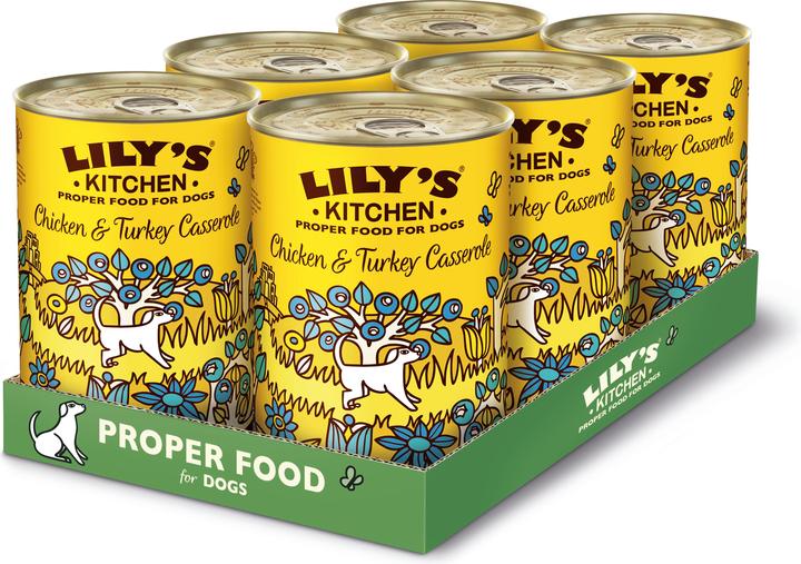 Lily's Kitchen Huhn und Truthahn (Adult, Senior, Junior, 6 Stk., 2400 g)