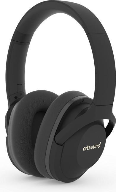 Artsound BRAINWAVE07, Bluetooth over-ear headphones, Active Noise Cancelling, zwart (ANC, 35 h, Wireless)