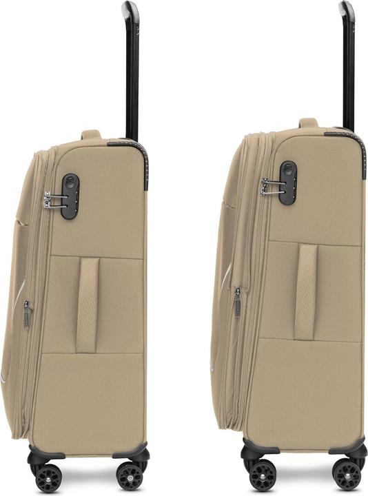 Actual product image Stratic taska 4-wheel suitcase set, 3 pieces, with stretch fold (233 l, XL (from 140l))