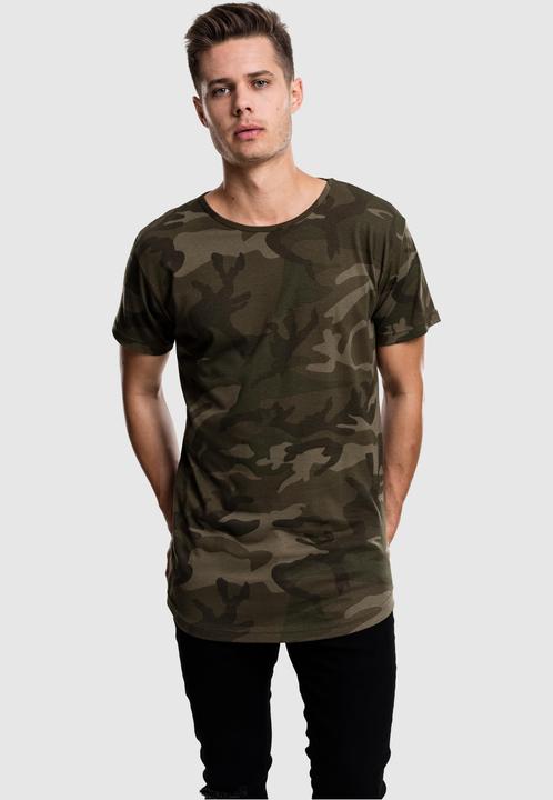 Actual product image Urban Classics Camo Shaped Long Tee (S)