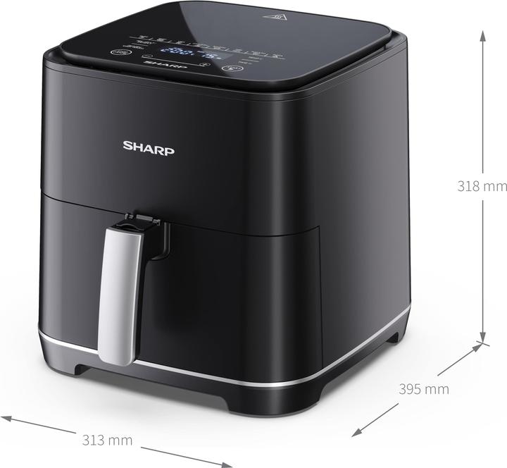 Actual product image Sharp GS552 Air Fryer Digital 5.5L