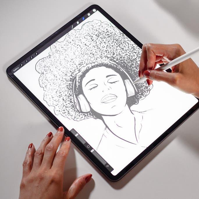 Actual product image Zagg GlassFusion+ Canvas (1 Piece, iPad Air 2020 (4. Gen), IPad Pro 11, iPad Air 2022 (5th Gen))