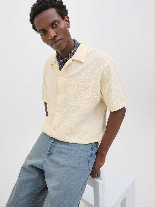 Produktbild Jack & Jones Jortavira Texture Shirt Ss Ln (XXL)