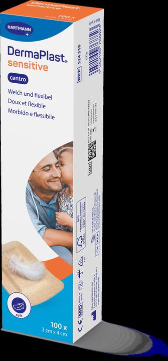 Actual product image DermaPlast Sens Cent Strip 3x4cm bei 100 (100 x)
