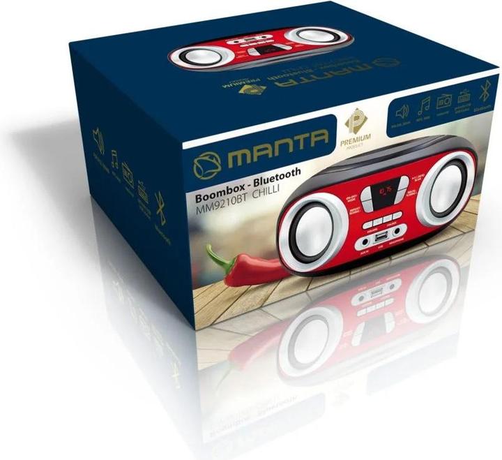 Immagine prodotto Manta MM9210 BT Peperoncino (FM, Bluetooth)