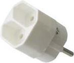 Image du produit Goobay Adaptateur de prise de courant (2 x)