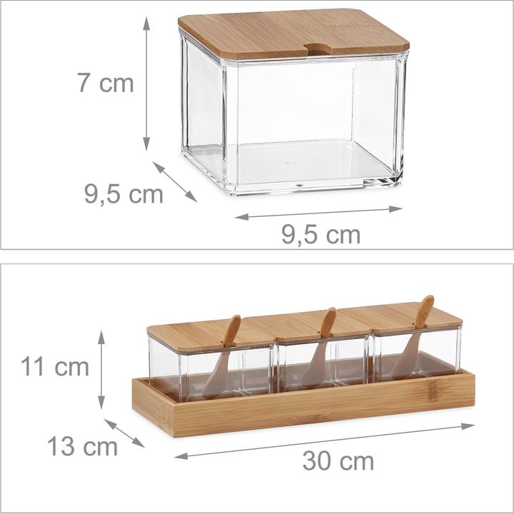 Produktbild Relaxdays Gewürzbehälter-Set