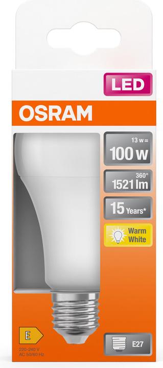 Actual product image Osram LED Monochrome (E27, 14 W, 1521 lm, 1 x, F)