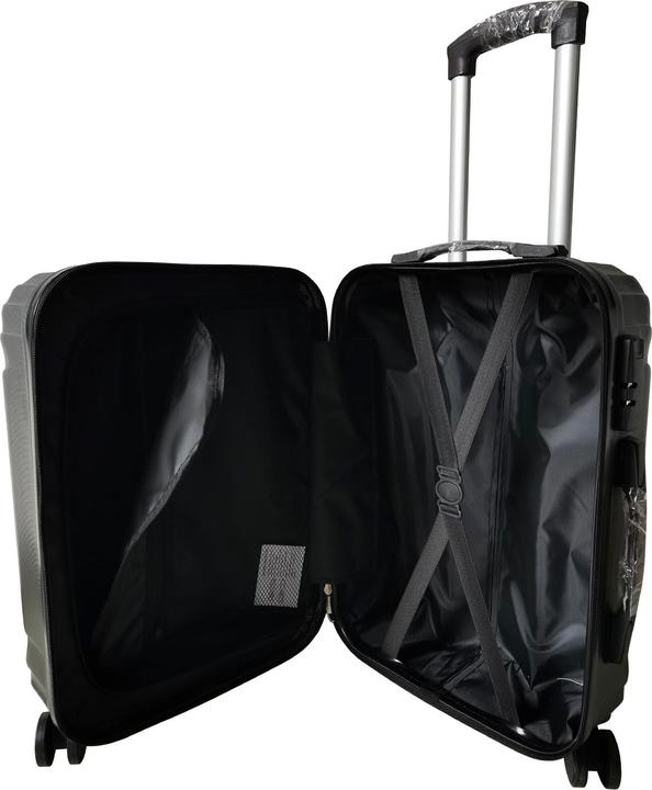 Actual product image NTK-Collection Hartschalenkoffer 2er-Set Mabell Schwarz (80 l, M (50 - 90l), L (90 - 115l))