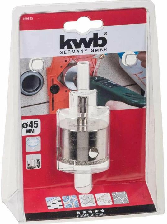 Produktbild kwb Diamant Lochsäge 45/25 Mm (45 mm)
