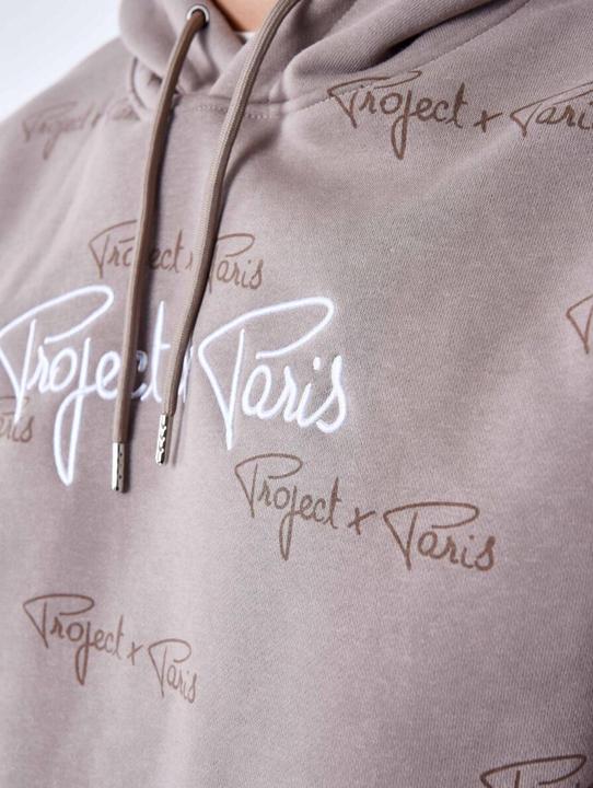 Immagine prodotto Project X Paris felpa con cappuccio stampata signature all over (XL)