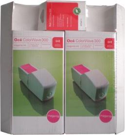Produktbild Inkadoo OCE 299.53.906 Druckkopf magenta + Tintenpatrone magenta XL 700ml Magenta Oce Colorwave 300 (M)