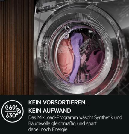 Produktbild AEG LR7G60489 wasmachine Voorbelading 8 kg 1400 RPM A Wit (8 kg, Links)