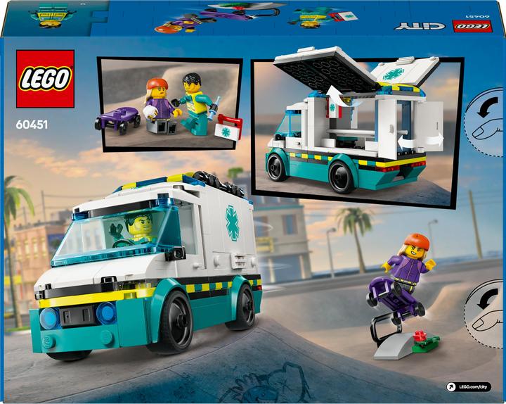 Produktbild LEGO Rettungswagen (60451, LEGO City)