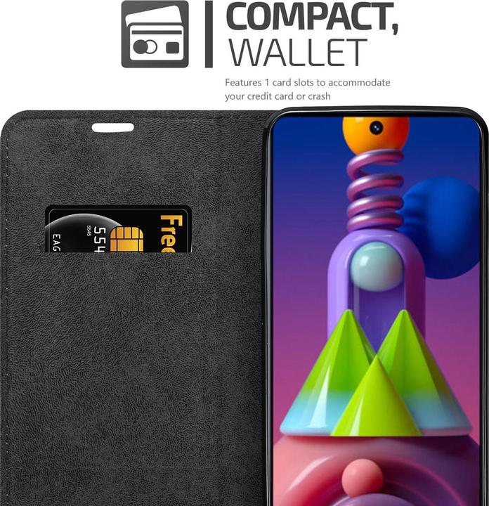 Immagine prodotto Cadorabo Copertina magnetica invisibile del libro (Samsung Galaxy M51)