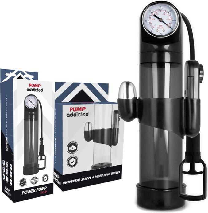 Produktbild Pump Addicted Rx9 Schwarzer Vibrator