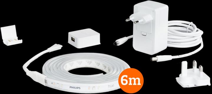 Produktbild Philips Hue Lightstrip plus Weiss und Farbe 6m Basis -Set (600 cm, Indoor)