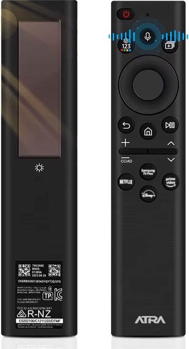 Actual product image Atra Samsung Universal Remote Control (Solar) (Universal remote control)