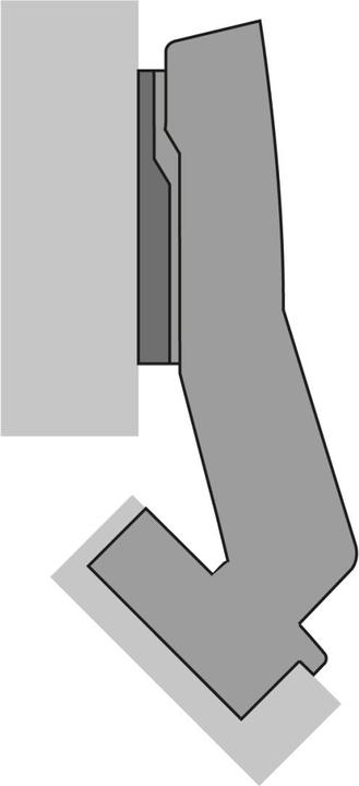 Image du produit Hettich Sensys8639i W45 char. d'angle TH52 à vis