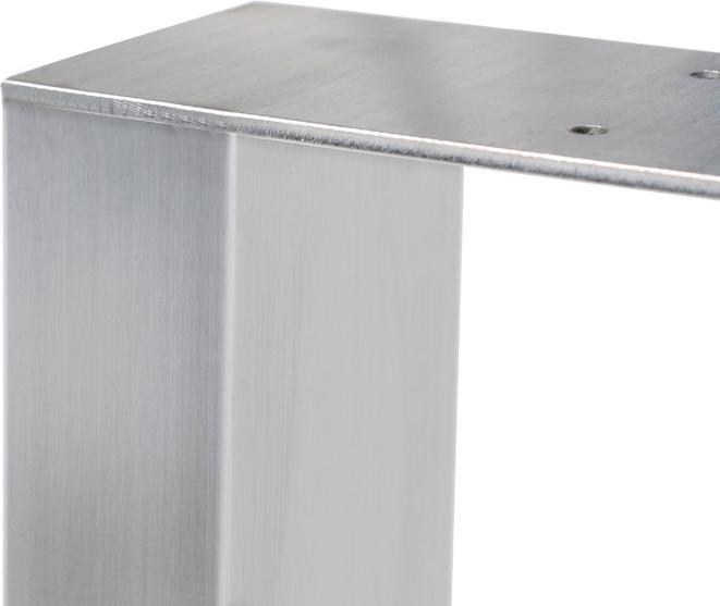 Image du produit CLP 2x Pieds de table Velden 90 cm inox