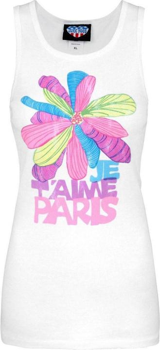 Actual product image Junk Food Womens/Ladies Je T'Aime Paris Vest Top (XL)