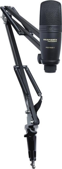 Image du produit Marantz Professional Pod Pack 1 - Microphone USB et poignée