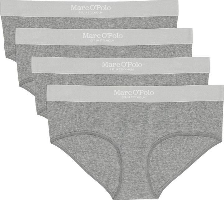 Immagine prodotto Marc O'Polo 4er Pack Iconic Rib Hipster (L, confezione da 4)