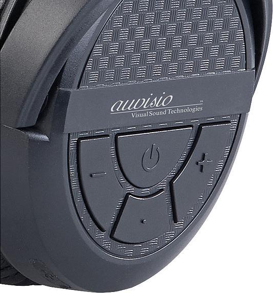 Produktbild Auvisio Zusätzlicher Stereo-Funk-Kopfhörer für 2in1-Funk-/Ladestation OK-300 (8 h, Kabelgebunden)