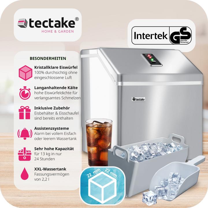Image du produit tectake Machine à glaçons (Fiche CH)