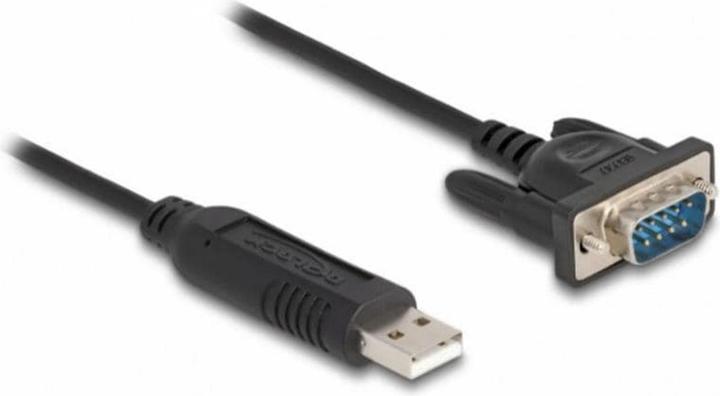 Delock USB 2.0 zu Seriell RS-232 Adapter mit kompaktem seriellen Steckergehäuse 50 cm FTDI (0.50 m)