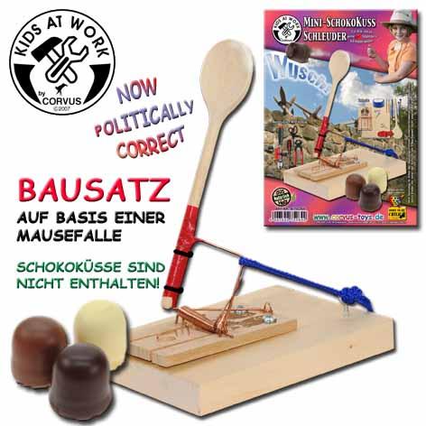 Produktbild Kids at work Mini Schokokuss Schleuder (Deutsch, Spanisch, Französisch, Polnisch, Niederländisch, Schwedisch, Italienisch, Englisch)