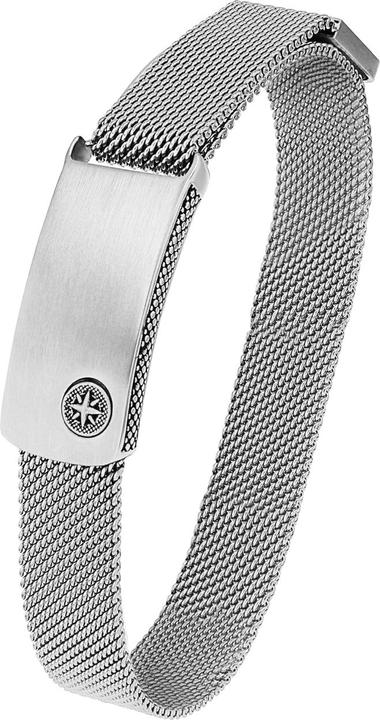 Image du produit S.Oliver Bijoux de bras pour hommes, acier inoxydable | Boussole (23.50 cm, Acier inoxydable)