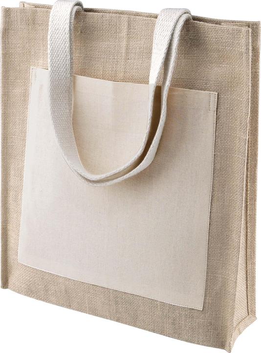 Produktbild Kimood Shopping Toile de Jute blanc