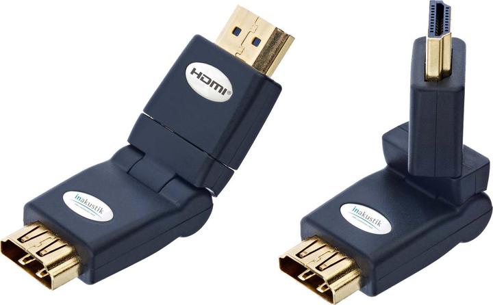 Inakustik Winkeladapter 360° HDMI zu (HDMI, 6 cm)