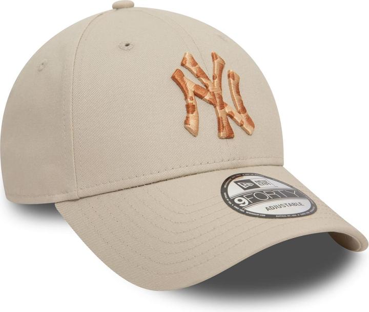 Actual product image New Era 9Forty Strapback Cap - INFILL New York Yankees stone