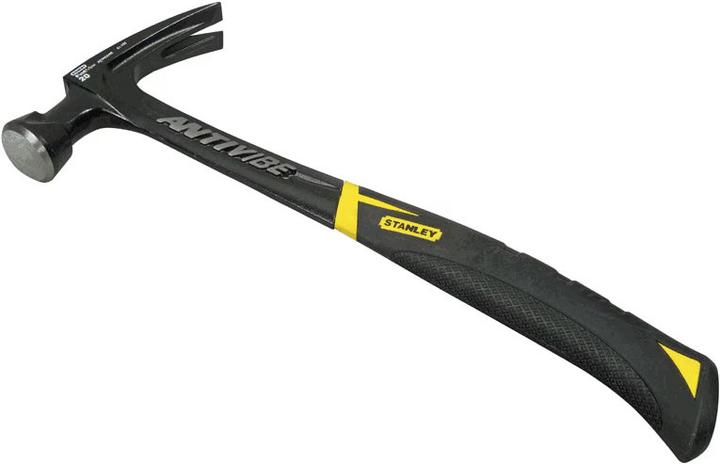 Produktbild Stanley FatMax Antivibe flache Klauenhammer (567 g Kopfgewicht, 340 mm Länge, weicher Handgriff, Sti (798 g)
