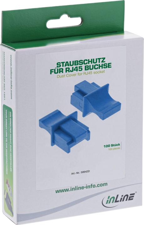 Immagine prodotto InLine Copertura antipolvere per la presa RJ45 (Connettori e accessori RJ45)