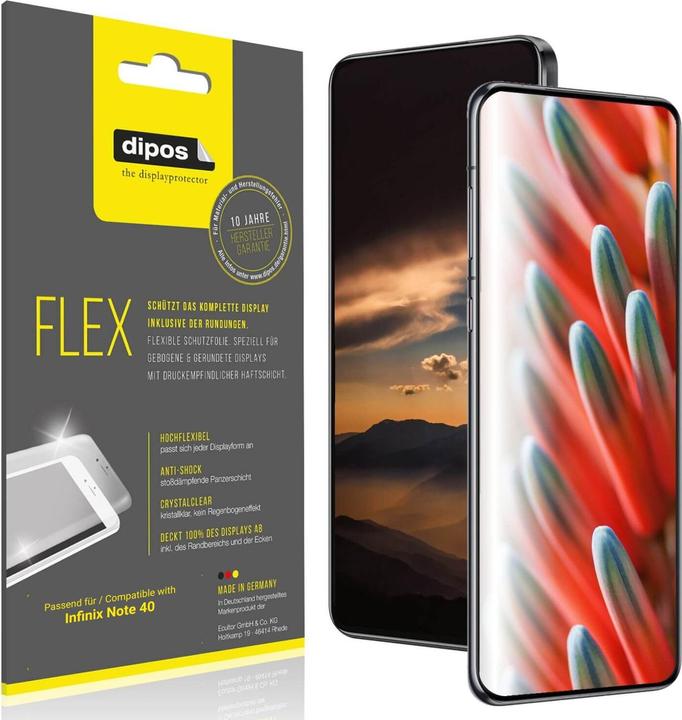 Image du produit Dipos Film de Protection d’écran Full-Cover 3D (1 pièce(s), Infinix Hot 40i)