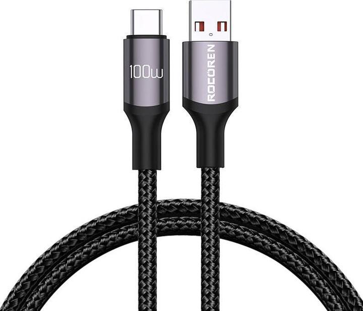 Actual product image Rocoren USB A - USB C (2 m, USB 3.2 Gen 1, 100 W)