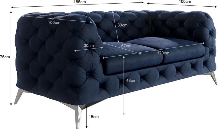Actual product image Ropez Chelsea (2 person sofa)