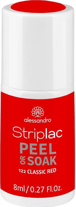 Immagine prodotto Alessandro Striplac Peel or Soak Classic Red 8 ml (Arancia, Rosso, Smalto pelabile)