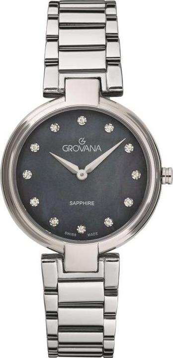 Grovana Florence Elegancia-Kollektion – in der Schweiz hergestellte Quarzuhr (Swiss Made)