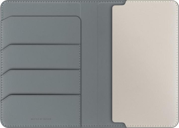 Actual product image Uniq Belmont RFID Blocking Passport Case - Green/Ivory