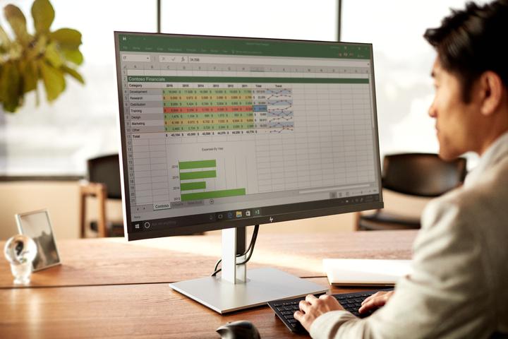 Actual product image HP EliteDisplay E324q (2560 x 1440 pixels, 31.50")